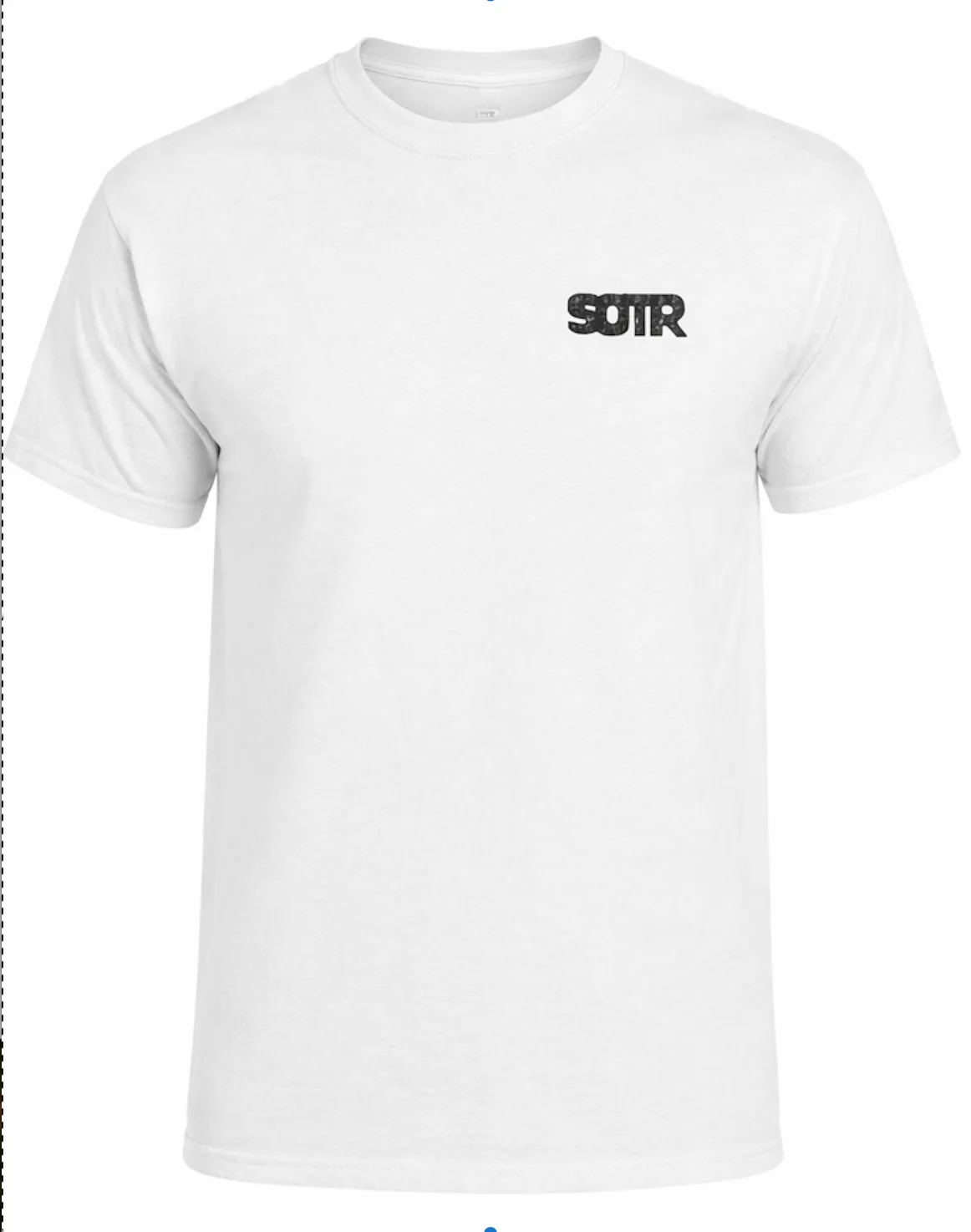 Front of tee: SOTR chest logo